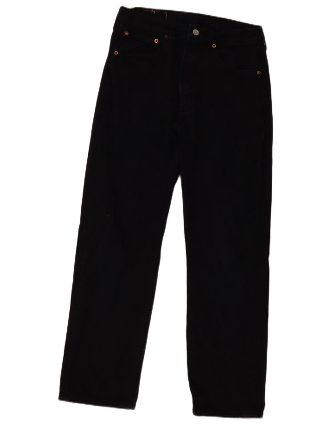 Jeans dritti Levi's 501 da donna W32 L30 cotone nero