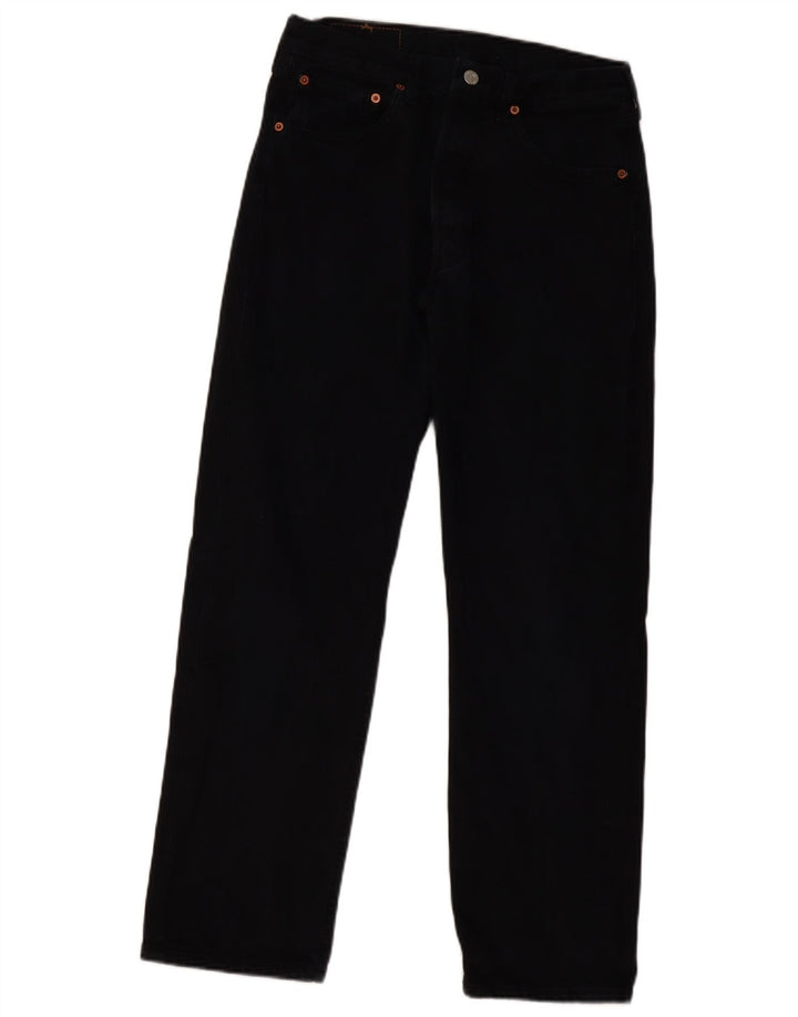 Jeans dritti Levi's 501 da donna W32 L30 cotone nero