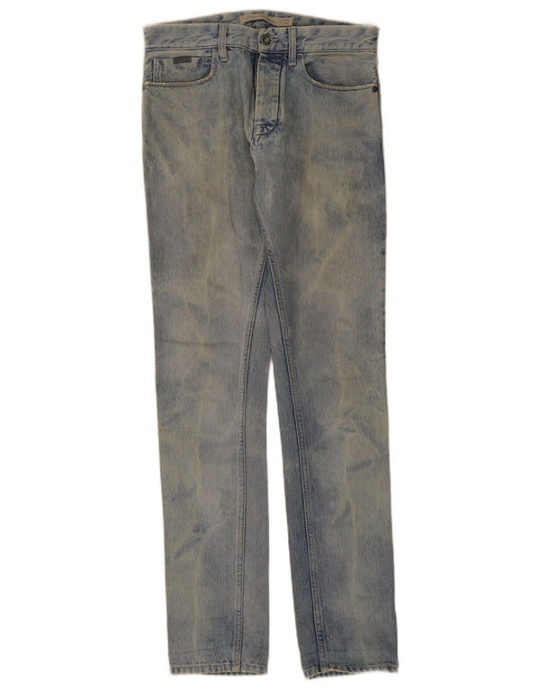 Jeans slim da uomo Calvin Klein W28 L34 cotone blu