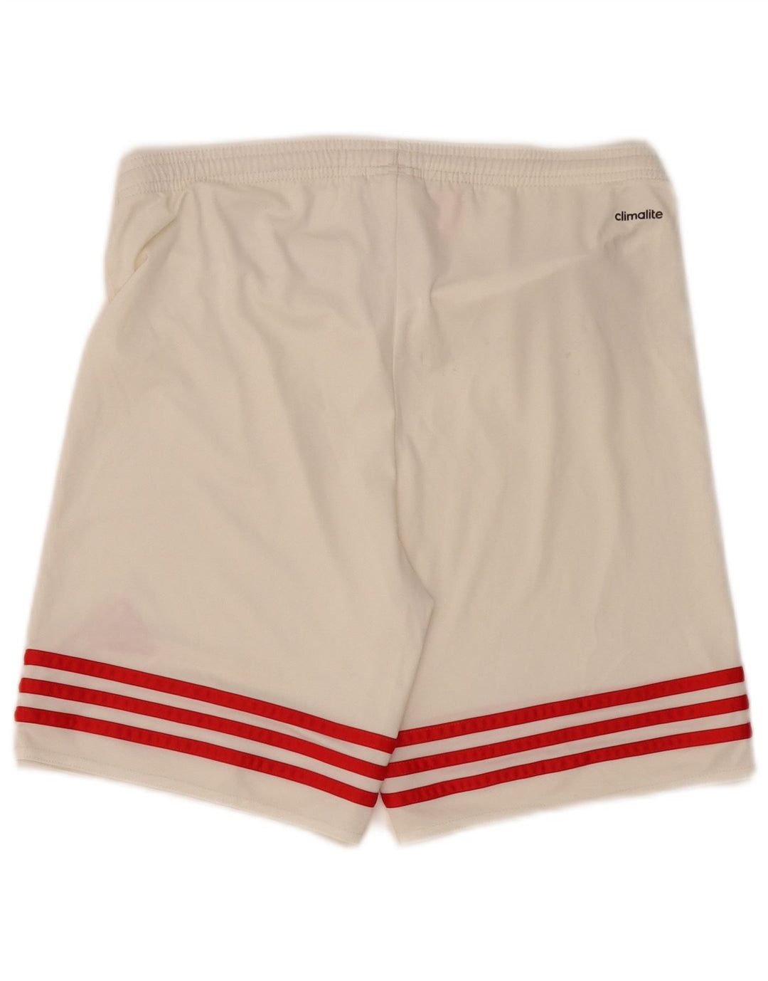 Pantaloncini sportivi ADIDAS da ragazzo Climalite 13-14 anni XL poliestere bianco sporco