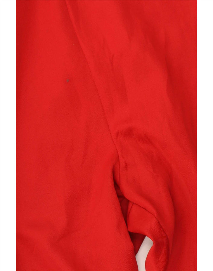 Pantaloni da tuta da donna Zara EU 30 W30 L29 Poliestere color block rosso
