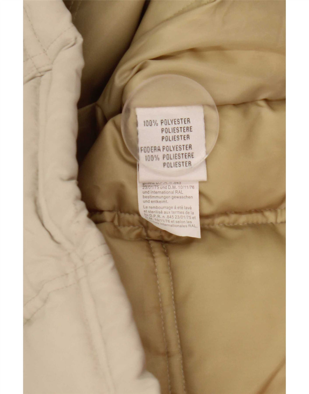 Giacca imbottita da uomo Wampum UK 44 2XL Poliestere beige