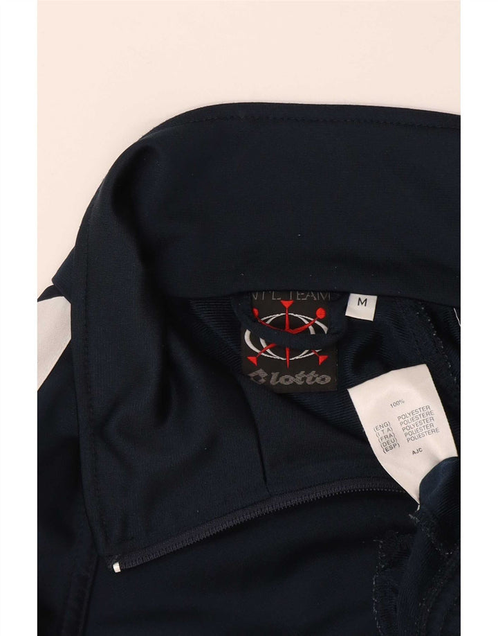 Giacca sportiva da uomo con grafica Lotto, colore blu navy medio