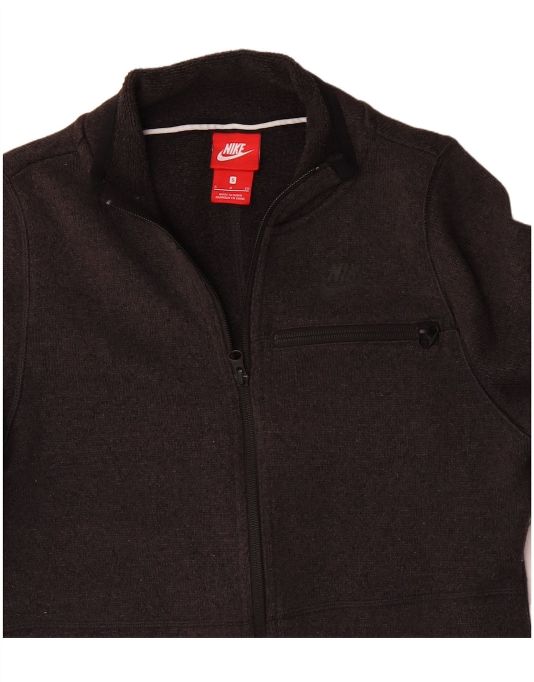 Giacca da tuta da donna NIKE UK 10 Small Grigio Poliestere