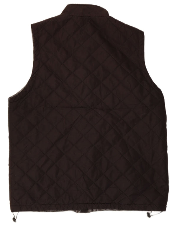 Gilet trapuntato da uomo Pierre Cardin UK 44 2XL Poliestere marrone
