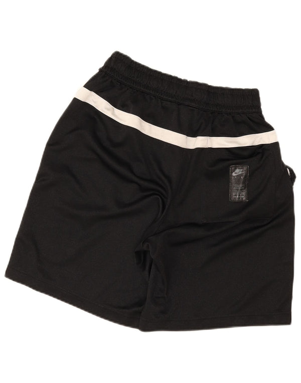 Pantaloncini sportivi Nike da uomo con grafica grafica, colore nero medio, poliestere color block