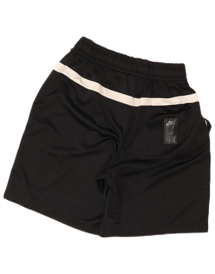 Pantaloncini sportivi Nike da uomo con grafica grafica, colore nero medio, poliestere color block