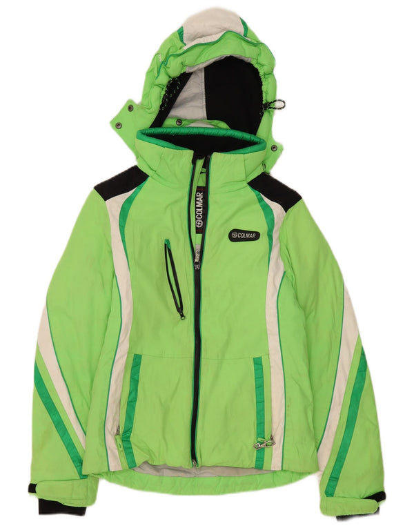 Giacca da sci oversize con cappuccio da donna Colmar IT 40 XS Green Colourblock