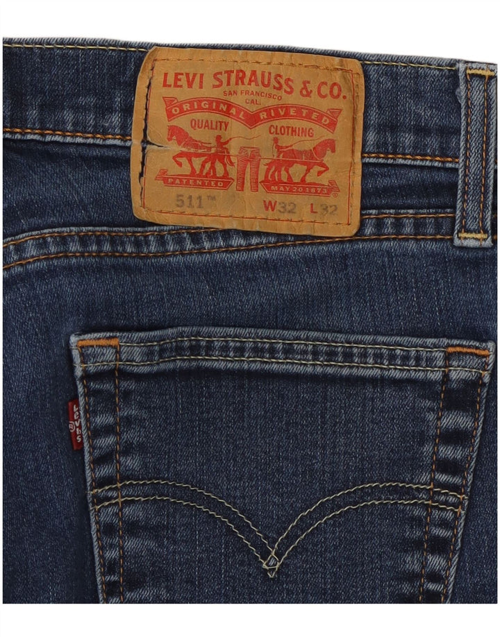 LEVI'S Jeans da uomo 511 slim W32 L29 cotone blu