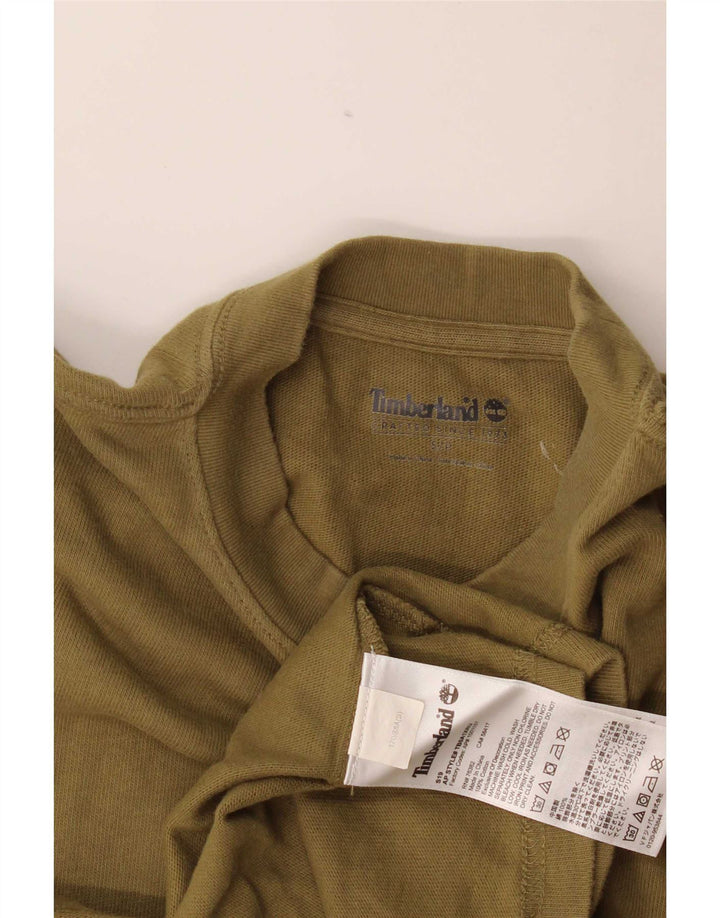 T-shirt da uomo Timberland Top Small in cotone kaki