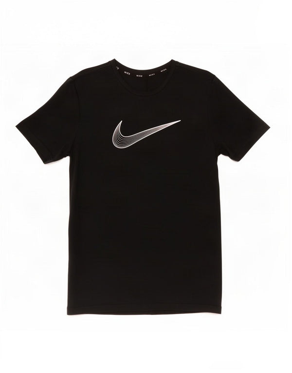 T-shirt grafica Nike Dri Fit per ragazze, 13-14 anni, XL, poliestere nero