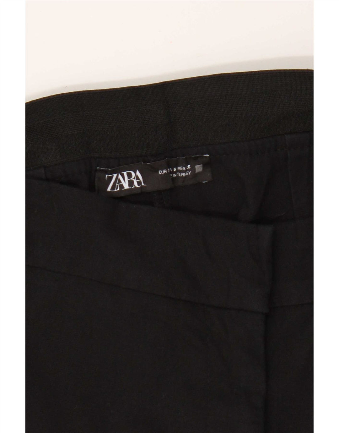 Pantaloni chino slim da donna Zara piccoli W26 L27 neri