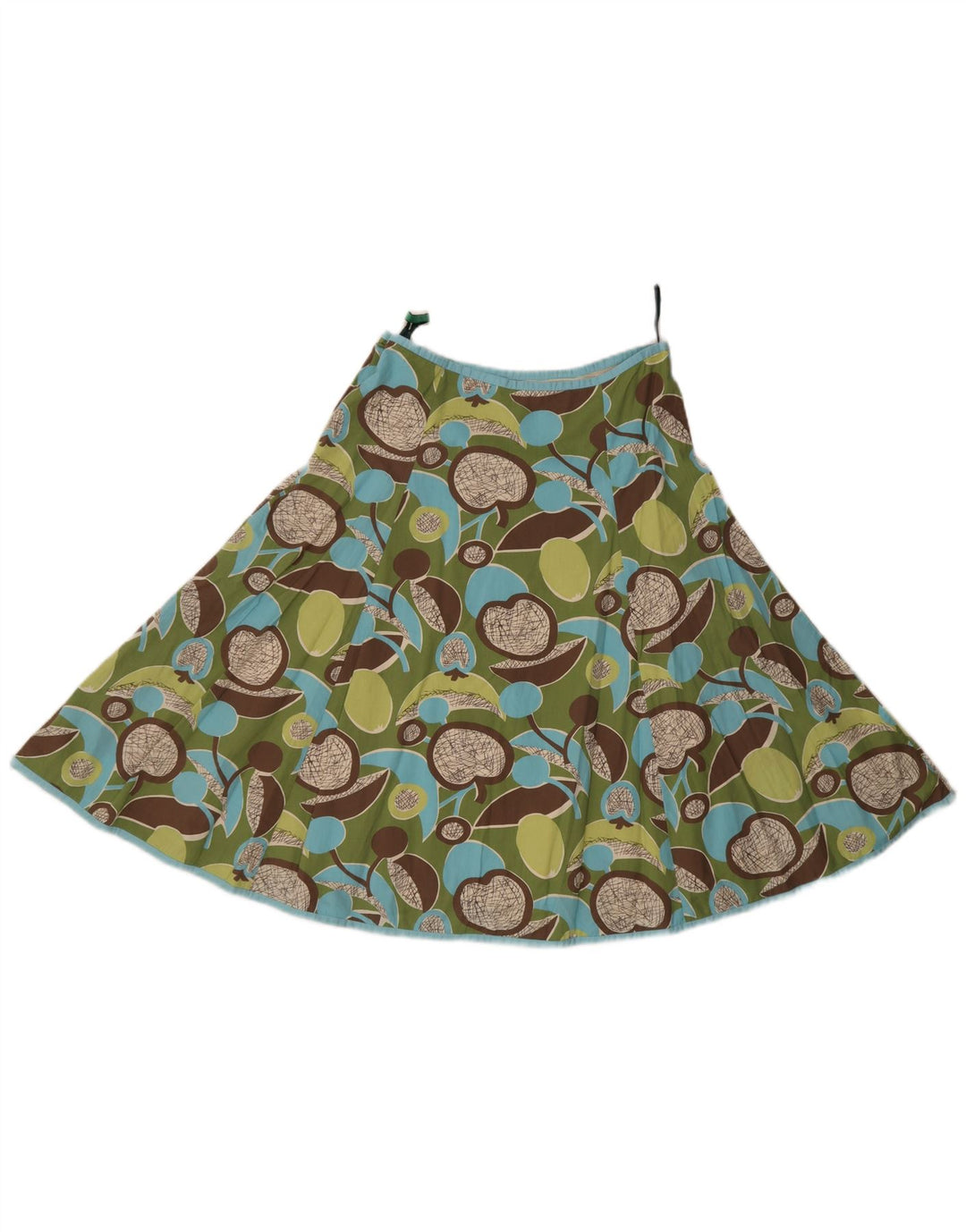 Gonna a trapezio da donna con motivo astratto Boden UK 8 piccola W28 multicolore