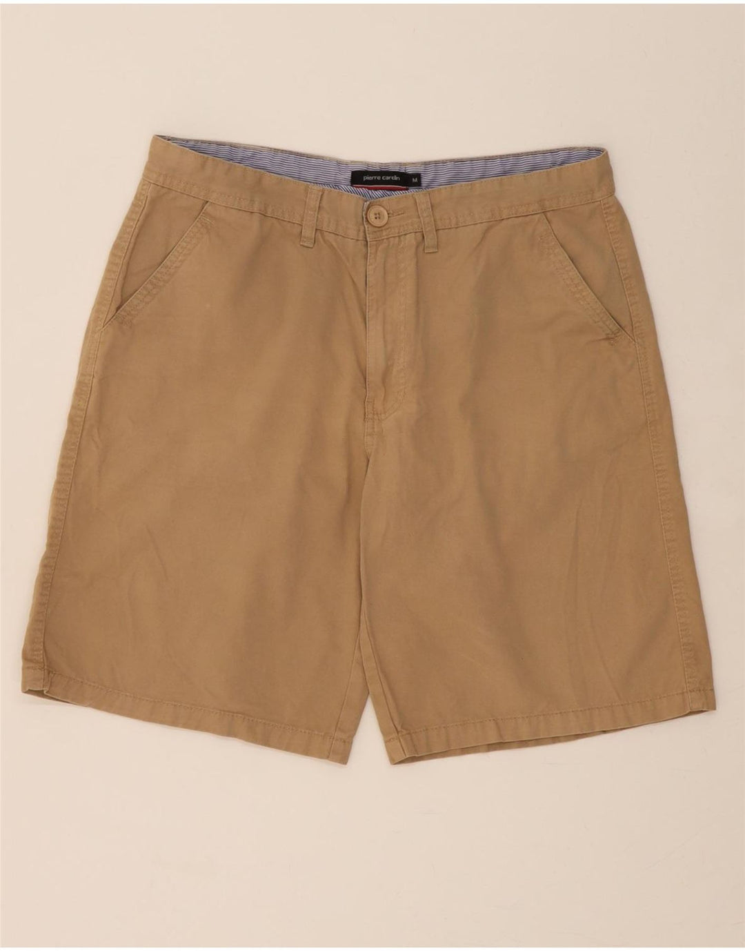 PIERRE CARDIN Mens Chino Shorts Medium W34 Beige Cotton Vintage Pierre Cardin and Second-Hand Pierre Cardin from Messina Hembry 