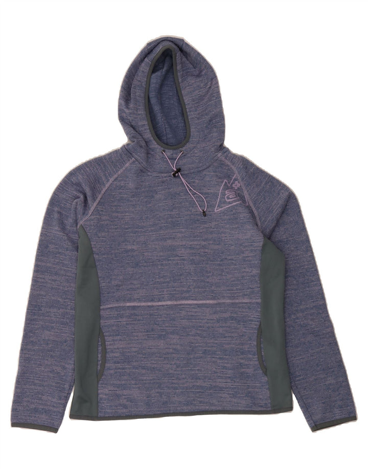 ALPENPLUS Womens Hoodie Jumper UK 18 XL Blue Flecked Polyester Vintage Alpenplus and Second-Hand Alpenplus from Messina Hembry 
