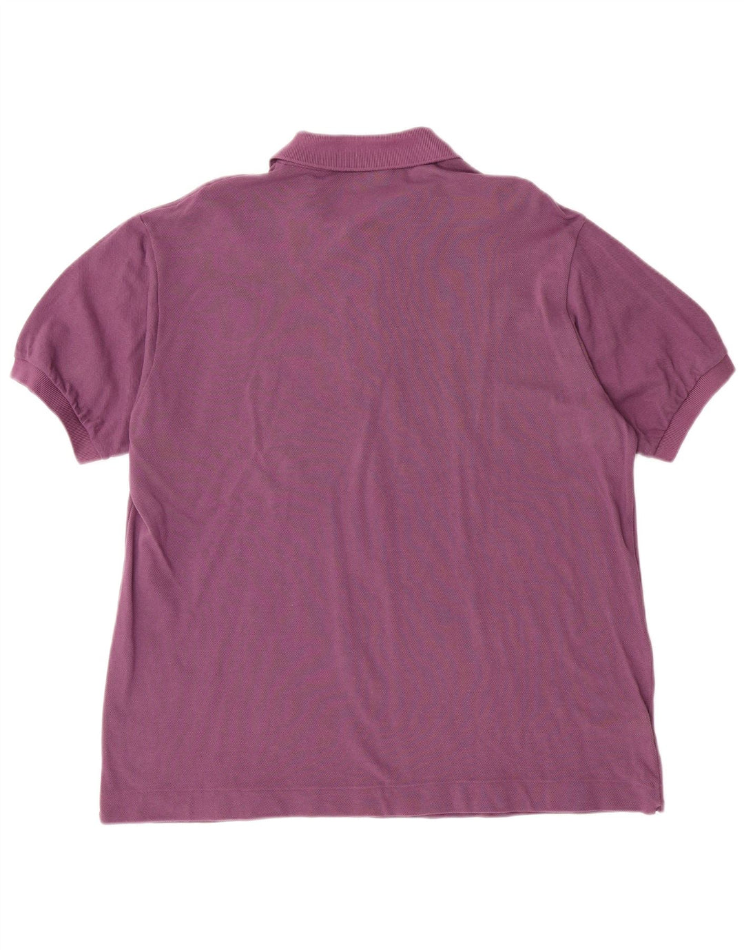 LACOSTE Mens Polo Shirt Size 5 Large Purple Cotton