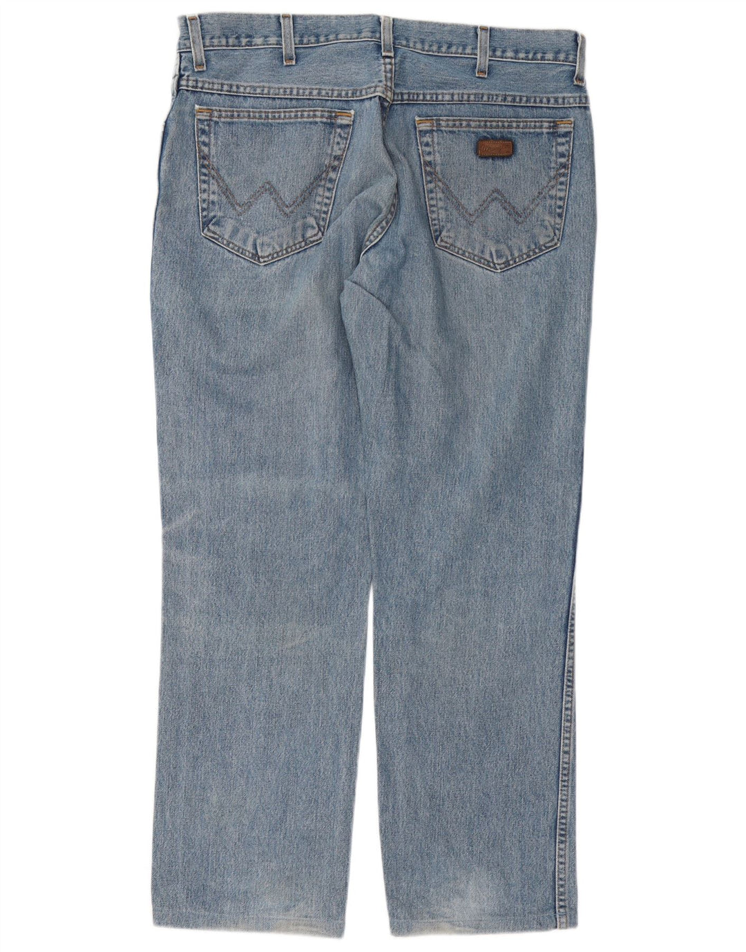 Jeans dritti da uomo Wrangler Texas W35 L29 cotone blu