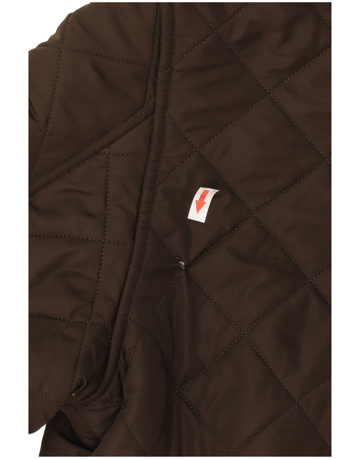 Barbour Giacca trapuntata da uomo UK 40 Large Marrone Poliestere
