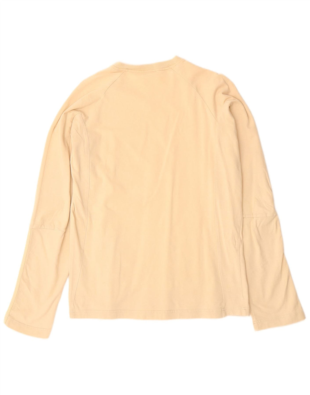 Top ADIDAS da uomo a maniche lunghe in cotone beige medio