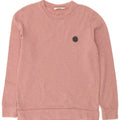 JACK & JONES Mens Sweatshirt Jumper Large Pink Flecked Cotton