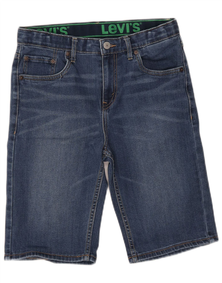 Pantaloncini di jeans Levi's per ragazzi 15-16 anni W29 Blu Cotone