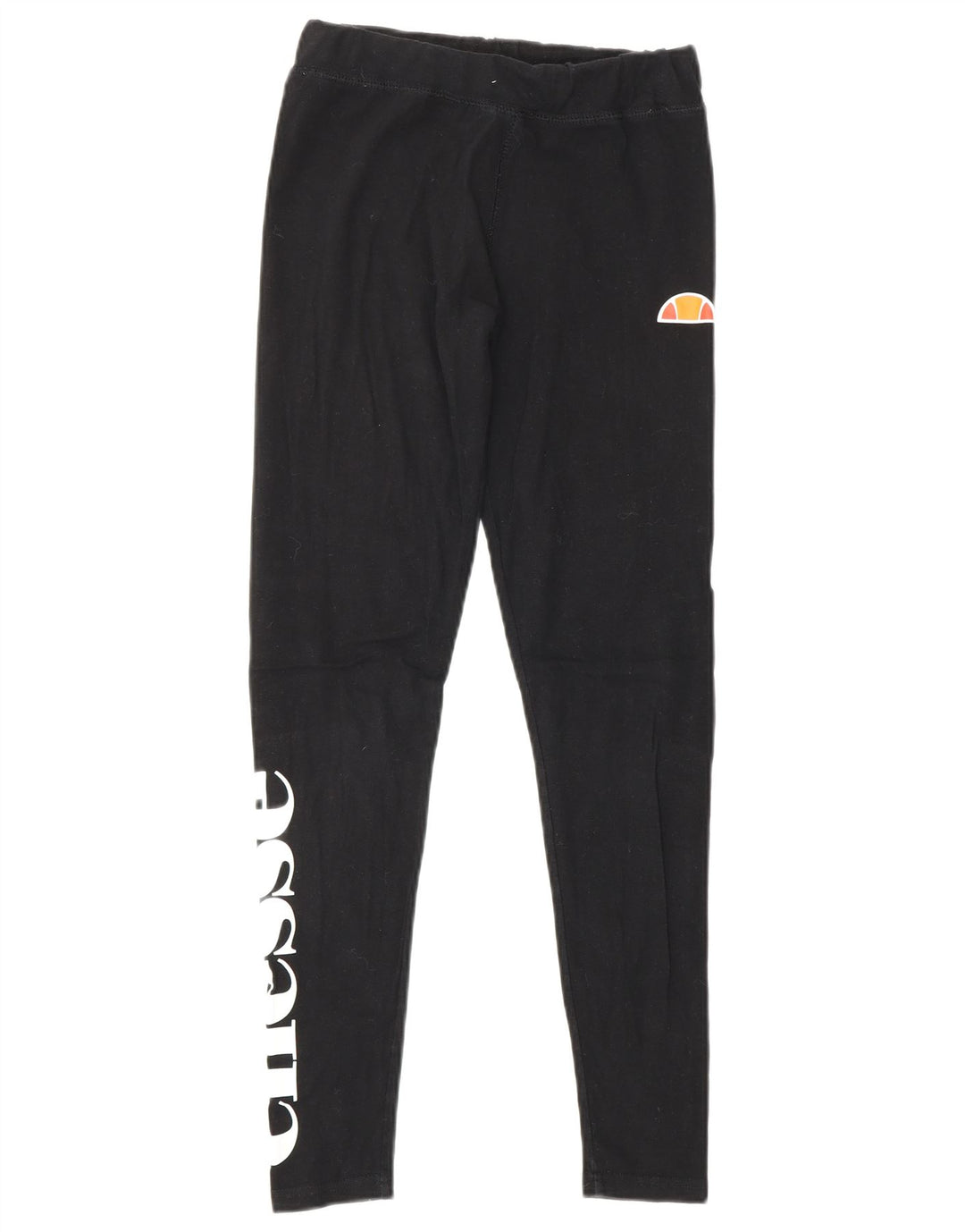 ELLESSE Leggings grafici da donna UK 8 piccoli neri