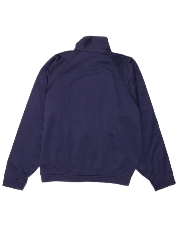 Champion Mens Graphic Tracksuit Top Jacket Medium Navy Blue Colourblock