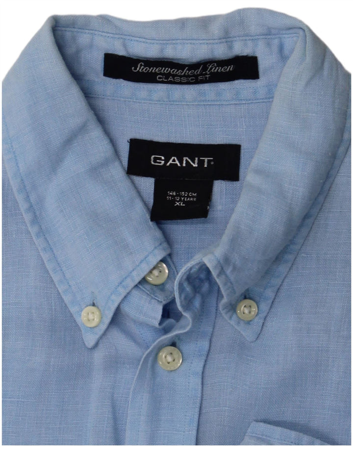 Camicia GANT da bambino Classic Fit 11-12 anni XL Blu