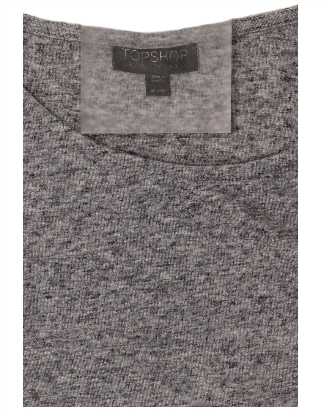 Abito a trapezio da donna Topshop UK 8 piccolo grigio chiazzato