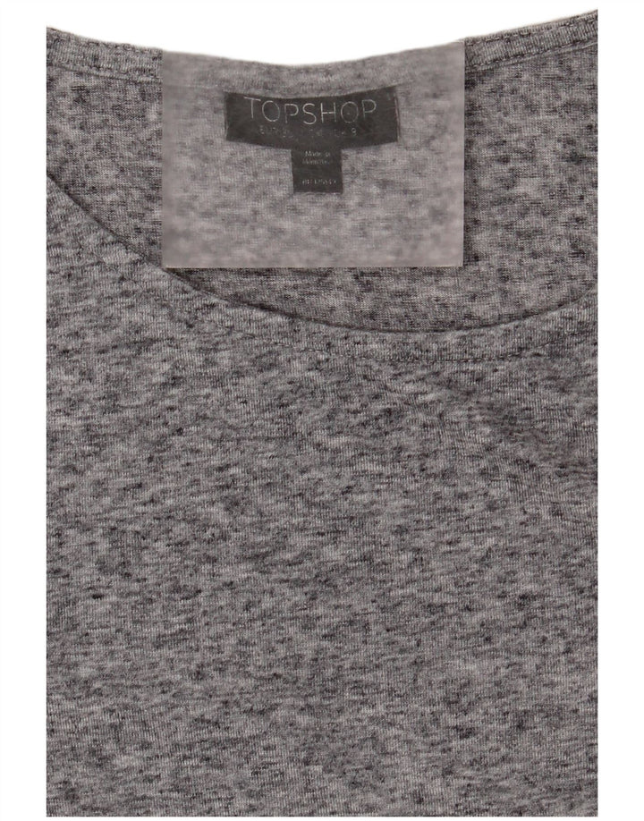 Abito a trapezio da donna Topshop UK 8 piccolo grigio chiazzato