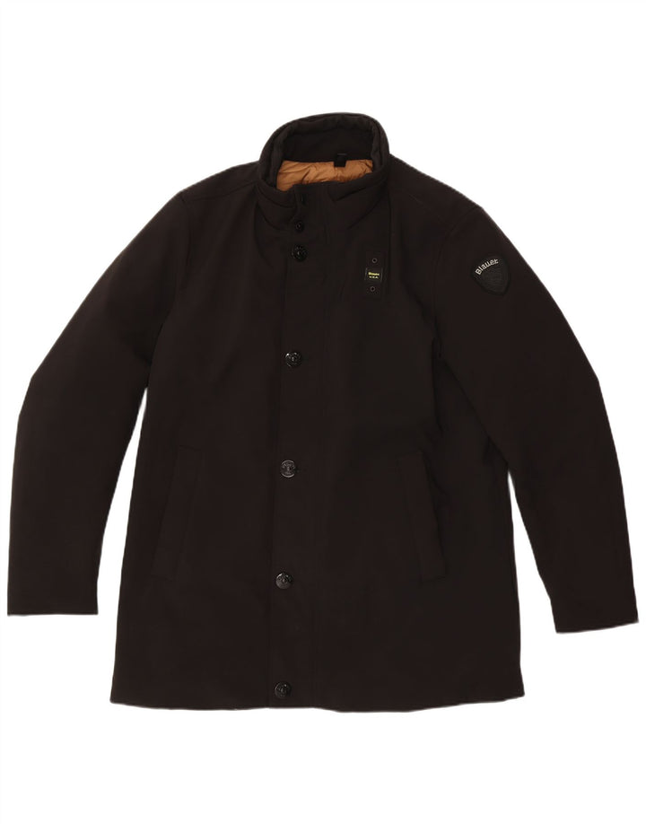 Giacca imbottita da uomo Blauer UK 40 grande nylon nero
