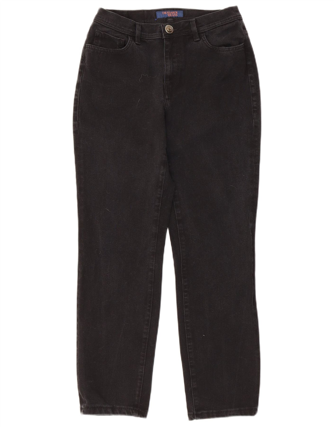 Jeans slim da donna a vita media Trussardi W28 L26 neri