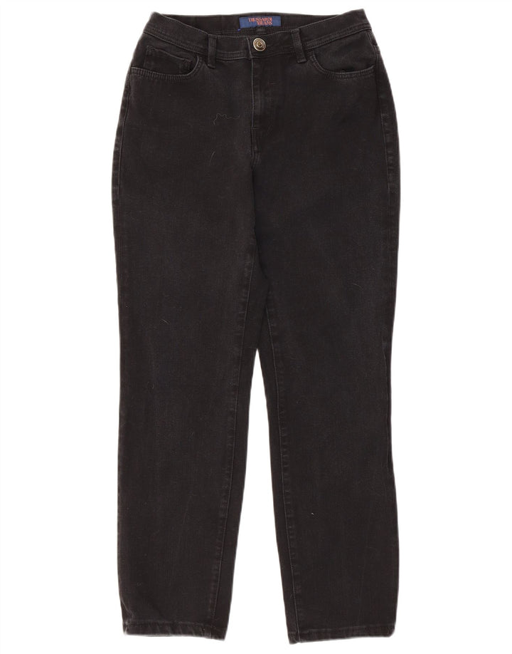 Jeans slim da donna a vita media Trussardi W28 L26 neri