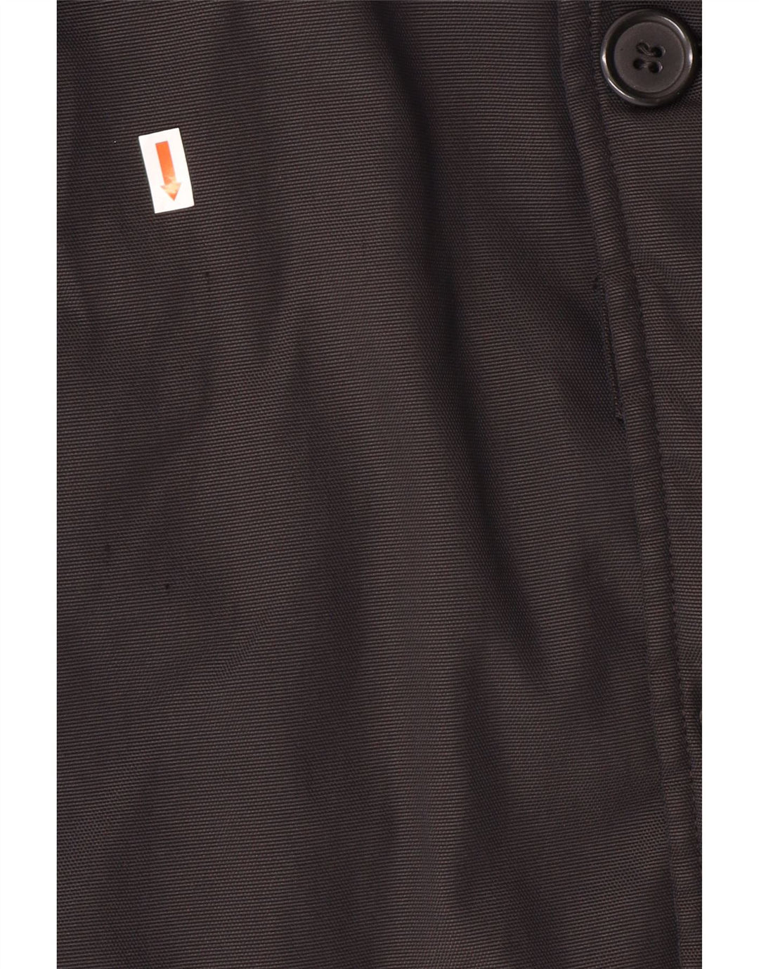 BURBERRY Cappotto da uomo UK 40 Large Nero in poliammide Classico