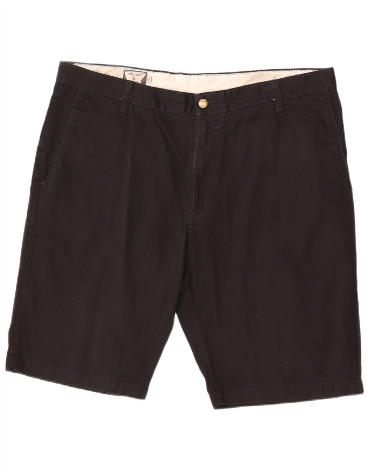 Pantaloncini chino da uomo Volcom W38 XL in cotone nero