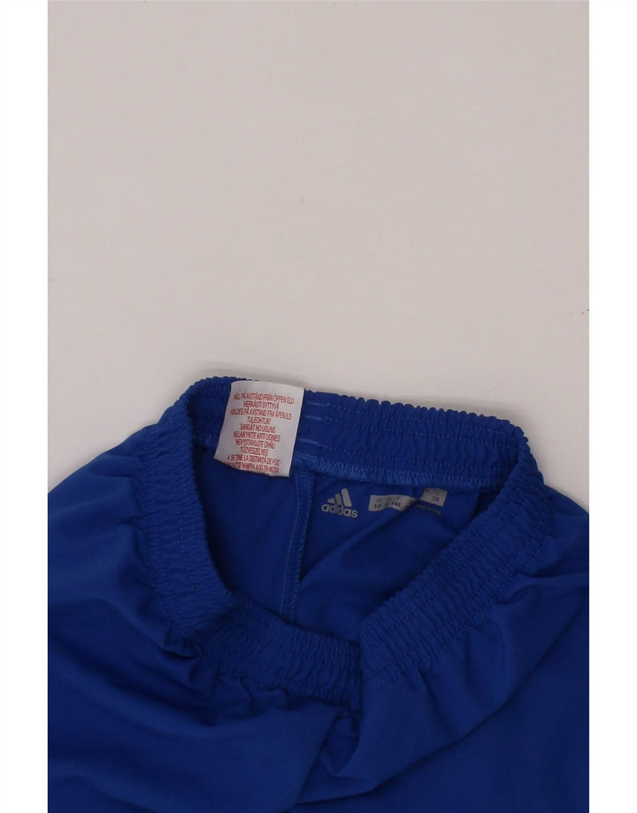 Pantaloncini sportivi da rugby ADIDAS Leinster da bambino 5-6 anni in poliestere blu