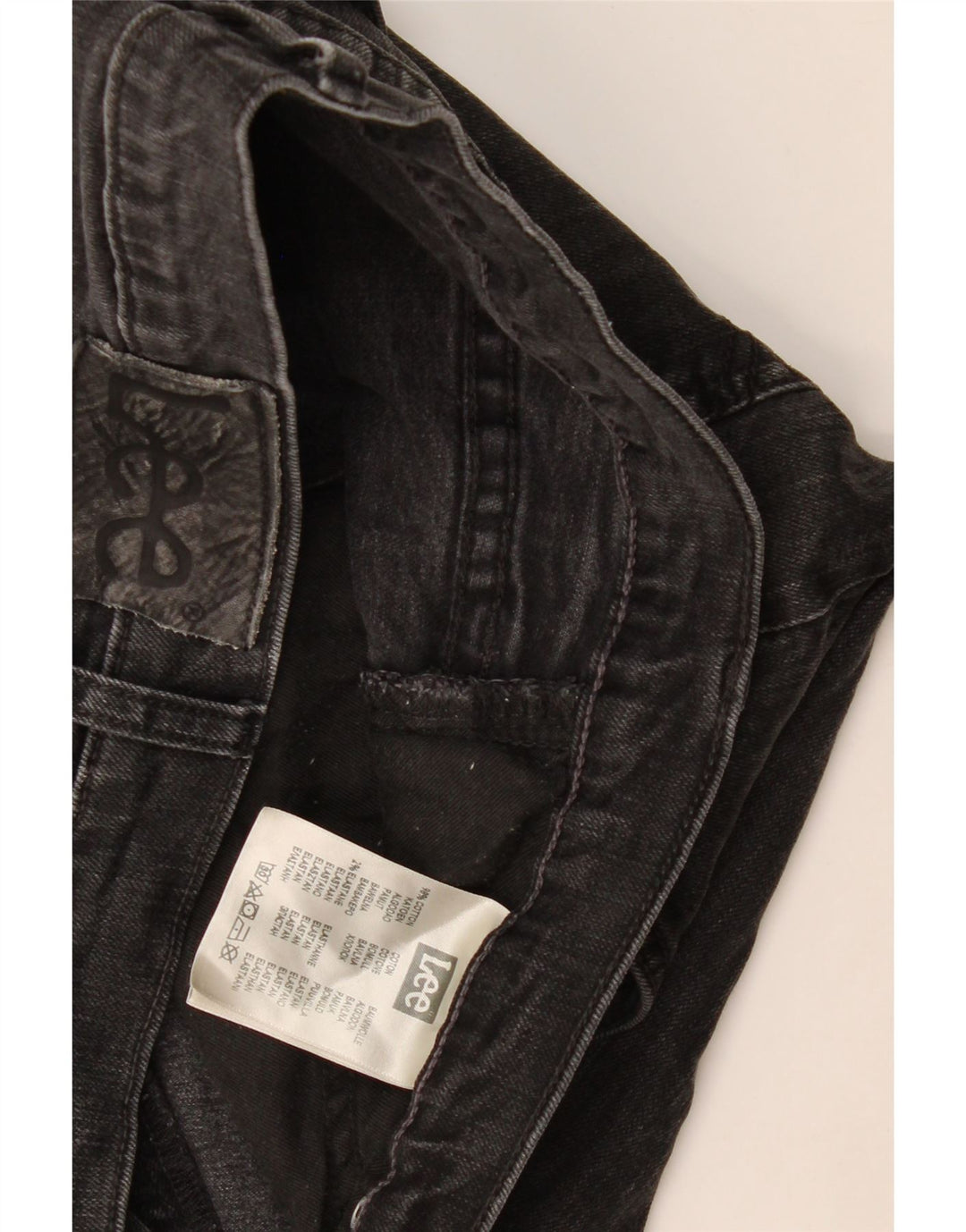 Jeans dritti Lee Blake da uomo W33 L30 cotone grigio
