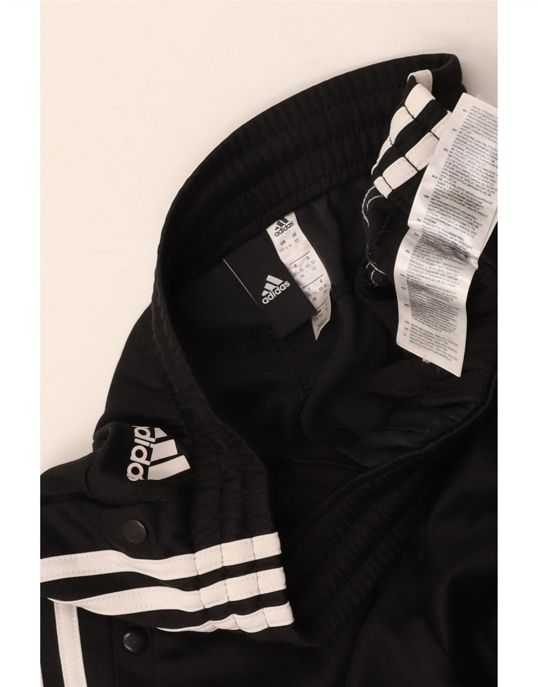 ADIDAS Womens Tracksuit Trousers UK 4/6 XS  Black Polyester