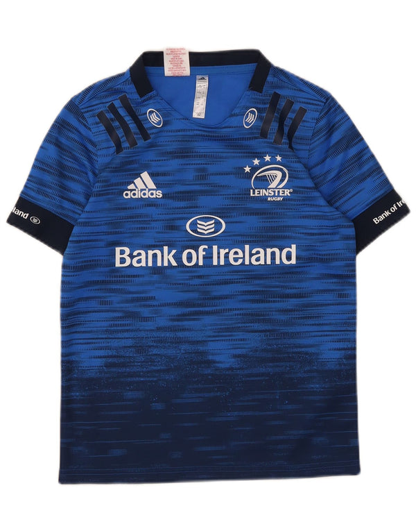 Maglietta grafica Adidas da ragazzo Leinster Rugby Graphic 11-12 anni Blu Colourblock
