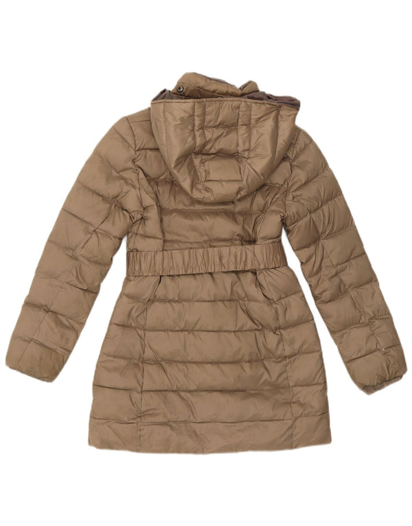 Cappotto imbottito con cappuccio per ragazze Champion 11-12 anni Poliestere kaki