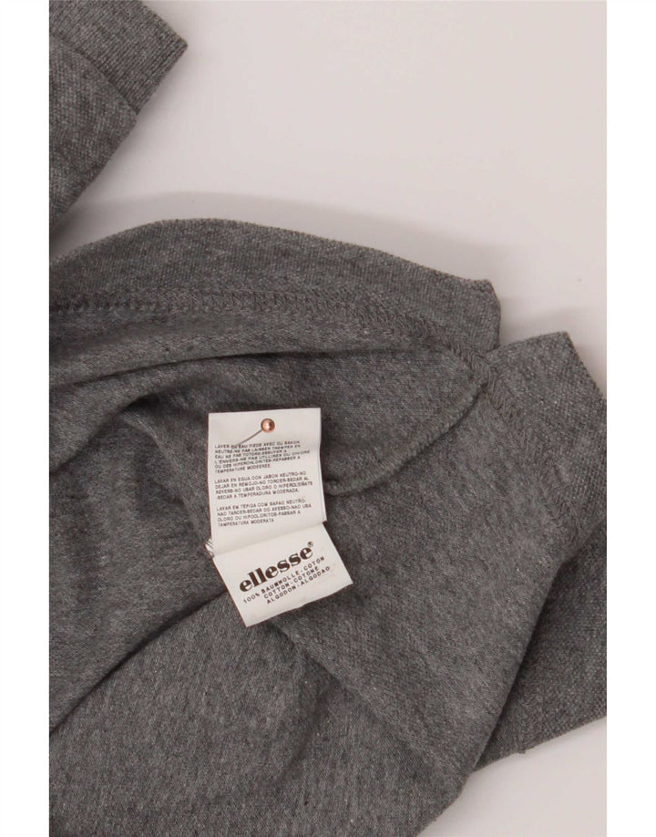 Polo da uomo Ellesse 2XL in cotone grigio