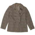 Giacca blazer da donna Marks & Spencer UK 12 grigio medio a quadri