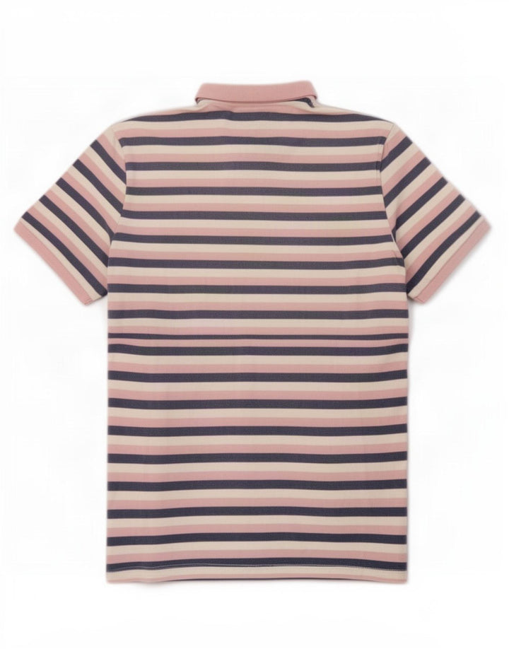 Polo regolare da uomo Lee XL in cotone a righe multicolore