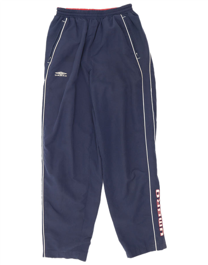 Umbro Pantaloni da tuta con grafica da uomo Joggers Small Poliestere blu navy