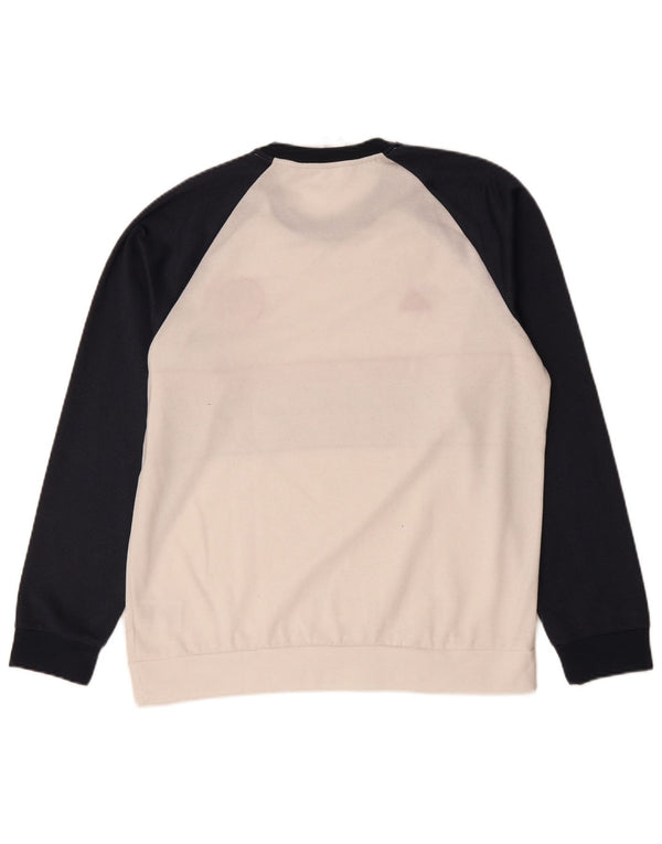 Adidas Uomo FC Bayern Munchen Felpa Maglione Grande Bianco Colourblock