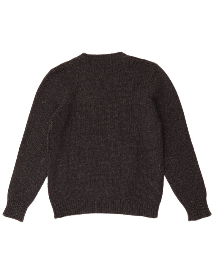 Maglione da donna con scollo a V Datch UK 18 XL poliestere grigio