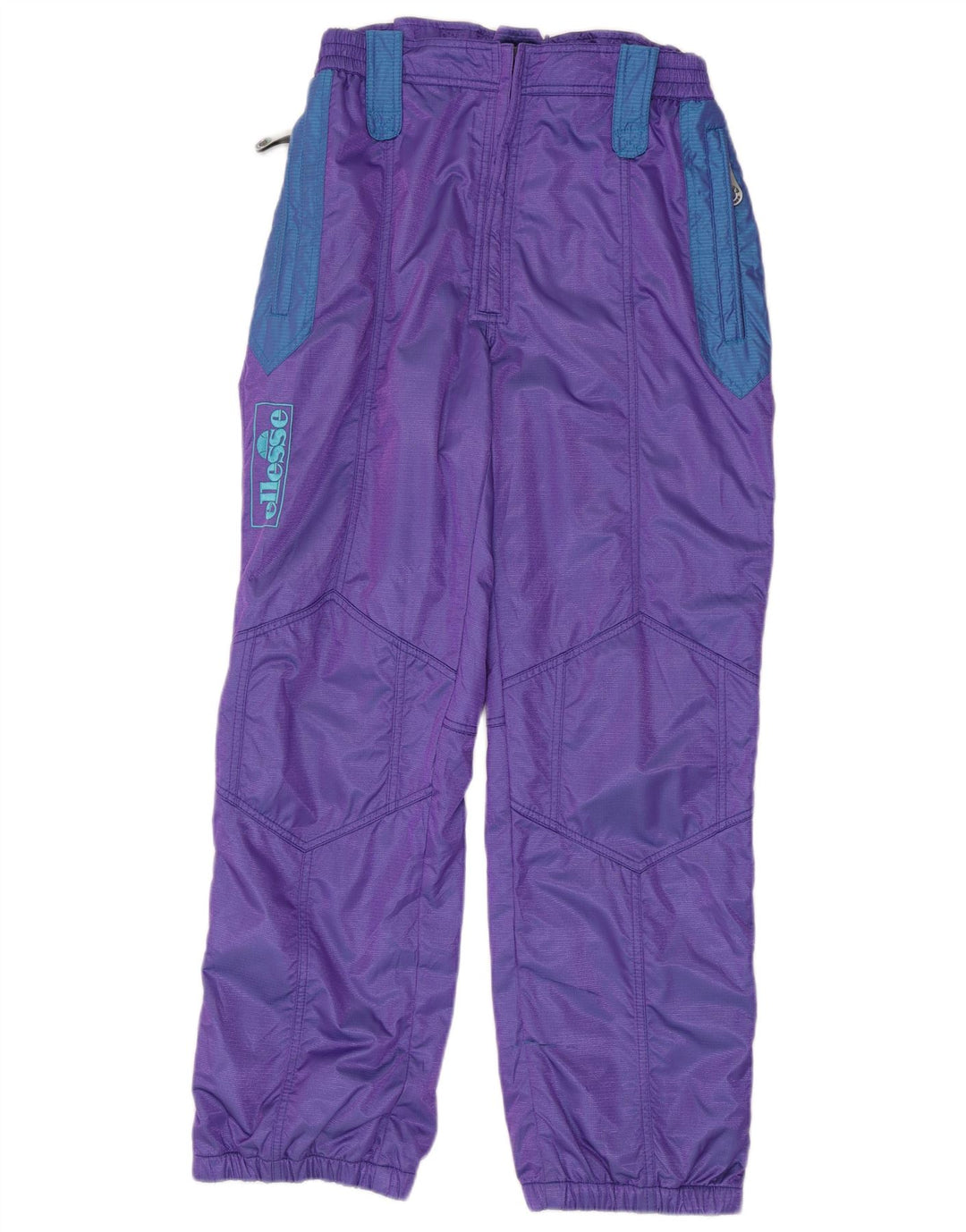 Pantaloni da sci con grafica da uomo Ellesse IT 52 Large Viola Colourblock Poliestere