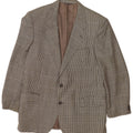 Giacca blazer da uomo a 2 bottoni Policarpo UK 38 pied de poule grigio medio