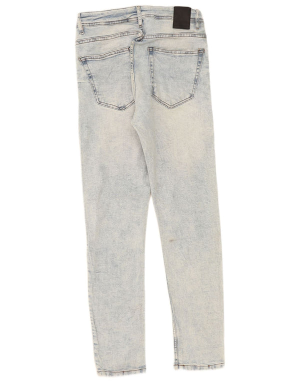 Jeans skinny da uomo Zara EU 44 Large W34 L31 Cotone blu