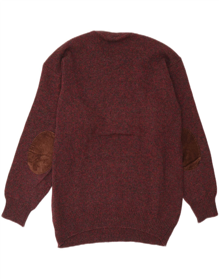 Maglione Maglione Girocollo Uomo Trussardi XL Bordeaux Chiazzato